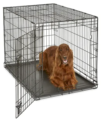 Immagine prodotto di Trasportino pieghevole in metallo per cani, con una porta, dimensioni 106 cm, maggiore sicurezza, disponibile in