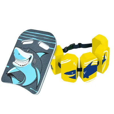 Obrázok produktu pre Beco Sealife Kick Board Freddy the Shark s plaveckým pásom - žltý