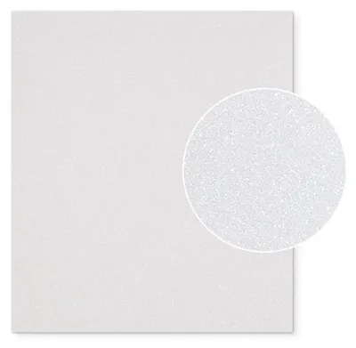 Produktbild von Plottermarie Plotterfolie Mega Glitter für kreative Veredelungen – Plotterfolie für Textildruck, T-Shirts, Baumwolle, Polyester, DIY & Spezialeffekte 32 x 50 cm - 955 Holo White
