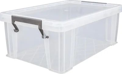 Produktbild von Whitefurze Aufbewahrungsbox - 10 Liter - Transparent - 40 x 26 x 15 cm