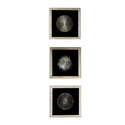 Produktbild von Gilde Bild, quadratisch, "Prime", MDF, schwarz, VE 3, 3 Stück wie abgebildet,, B. 30 cm, H. 30 cm 71398