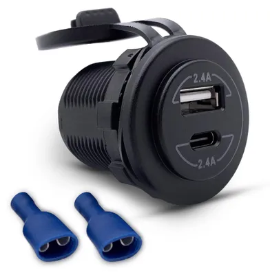 Image de Offgridtec USB Doppelsteckdose 12V/24V 4,8A