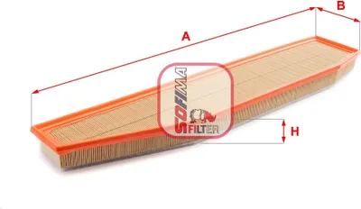 Produktbild von Luftfilter SOFIMA S 3395 A für BMW X3 (E83) Filtereinsatz