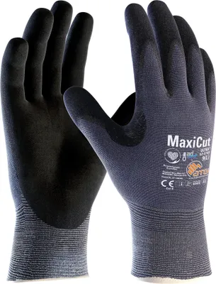 Produktbild von ATG® MaxiCut® Ultra? AD-APT® Schnittschutz-Strickhandschuhe (52-3745) 5, blau/schwarz