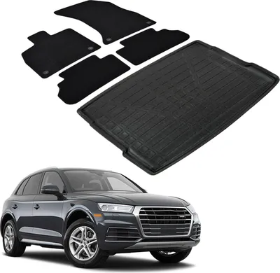Image de Ensemble Tapis Velours Sur Mesure et Coffre TPE pour Audi Q5 2 FY 2017-2023