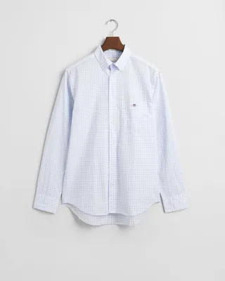 Produktbild von Gant Reg Gingham Langarmhemd Blau M Mann Blau M