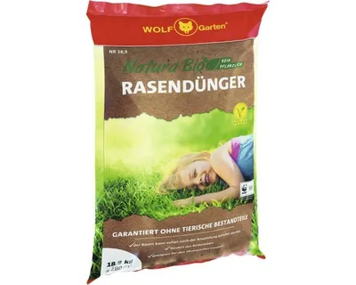 Produktbild von Natura Rasendünger WOLF-Garten 18,9 kg 280 m² organischer Dünger