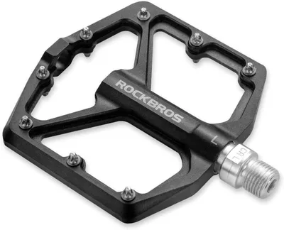 Obrázek produktu pro Aluminiové pedály na kolo s černými šrouby Rockbros K203-BK