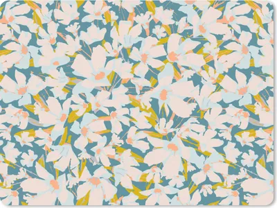Produktbild von MuchoWow® Mauspad Mousepad Flora - Blumen - Frühling 23x19 cm - Mousepads - Maus Mat - Pad - Mausunterlage - Schreibtischunterlage - Mauspad