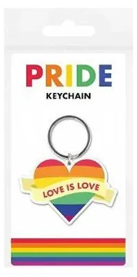 Image de Pyramid Love Is Love Porte-clés Transparent Transparent One Size