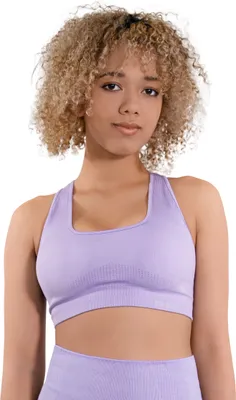 Produktbild von Damen Sport BH Medium Support -Reflect- von Stark Soul® mit Cups & Racerback -  Lavendel – XS