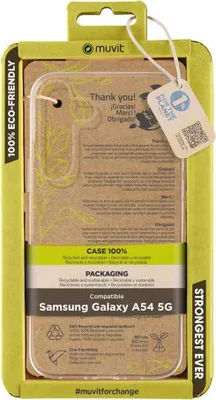Produktbild von Muvit For Change Galaxy A54 5g Handyhülle Durchsichtig Durchsichtig One Size