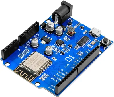 Produktbild von AZ-Delivery Mikrocontroller D1 Board NodeMCU ESP8266MOD-12F WiFi Wlan Modul kompatibel mit Arduino, 1x Set