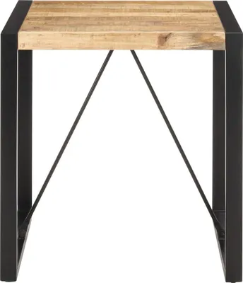 Productafbeelding van vidaXL Eettafel, 70x70x75 cm, ruw mangohout, massief