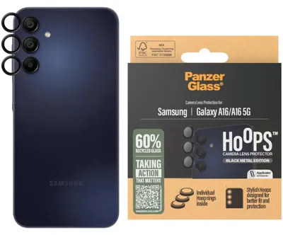Productafbeelding van PanzerGlass Hoops Camera lens protector voor Samsung Galaxy A16 - Ultra-Clear case friendly