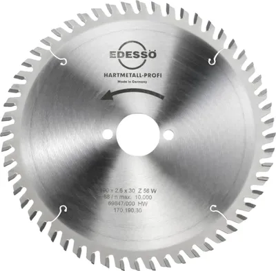 Produktbild von EDESSÖ HW Kreissägeblatt Profi 190 x 2,6 x 30 mm Z56 W