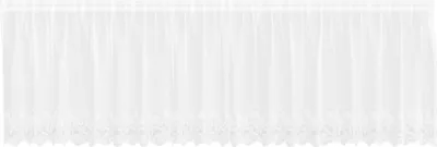 Obrázek produktu pro vidaXL Krajková záclona se závěsy Bílá 500 x 120 cm Polyester