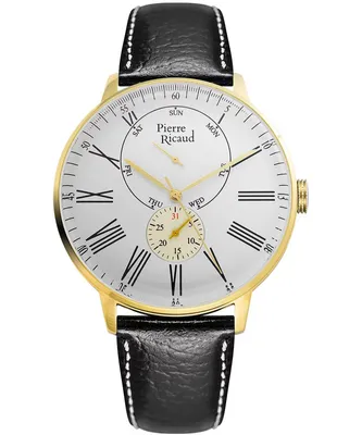 Zdjęcie produktu dla Zegarek męski Pierre Ricaud P97219.1233QF czarny