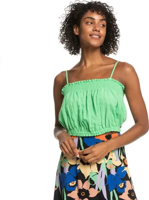 Produktbild von Roxy Bikini Vibes ärmelloses T-shirt Grün S Frau Grün S