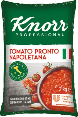 Verpackungsbild Knorr Tomato Pronto Tomaten Basissauce leicht gewuerzt 3000g