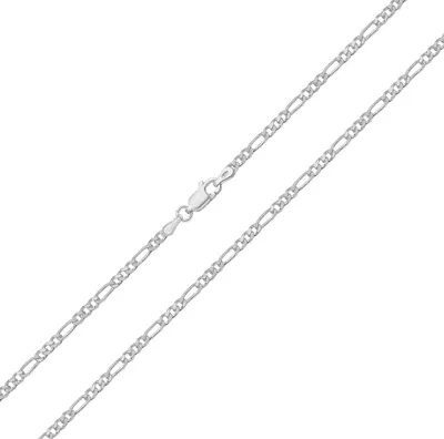 Produktbild von 925 Sterling Silber Damen - Figaro Kette - 61cm*2mm; TRS24094L24