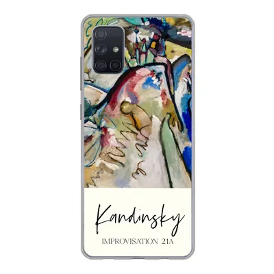 Produktbild von MuchoWow® Handyhülle Schutzhülle Hülle für Samsung Galaxy A71 Improvisation 21A - Kandinsky - Alte Meister Silikon Softcase Handy Hülle - Kartenbesitzer