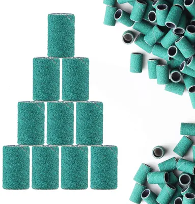 Obrázek produktu pro JCMASTER® 100x Premium Abrazivní návleky na nehty, na nehty, střední, manikúra/pedikúra/kornea, brusné pásky, péče o nohy, elektrický pilník na nehty