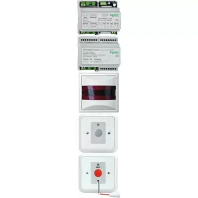 Produktbild von Elso Behinderten-WC-Set mit USV-Netzteil für DIN-Schiene (SIGMA) JOY reinweiß ELG740224