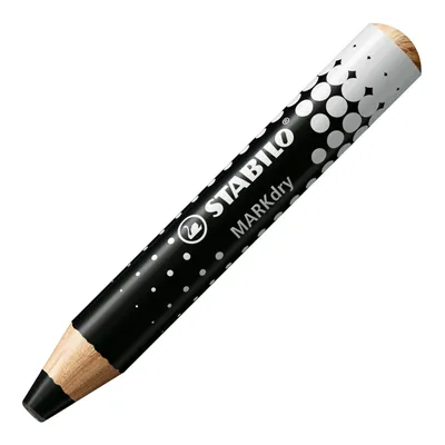Image de STABILO 648/46 STABILO MARKdry Marqueur pour tableau blanc et flipchart noir 1,0 - 10,0 mm, 1 pc.