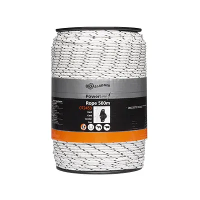 Produktbild von Gallagher Cord PowerLine (5 MM / Wit) - 500 Meter