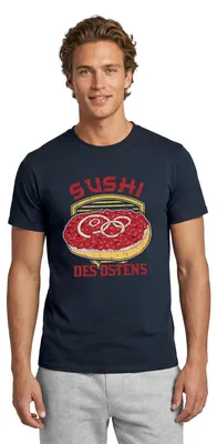 Produktbild von Spreadshirt Mettbrötchen | Ossi Männer T-Shirt, M, Navy