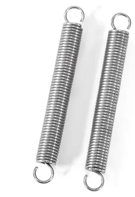 Zugfedern mit Haken, Edelstahl, 25 mm, 20 Stück