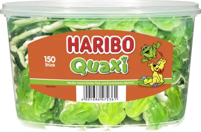 Obrázok produktu pre Haribo Quaxi mäkké žabky z ovocného želé s penovým cukrom 1050g