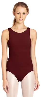 Zdjęcie produktu dla Damski top sportowy Capezio z wysokim kołnierzem, kolor burgundowy, rozmiar M