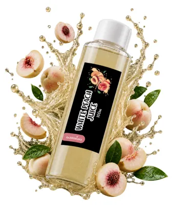 Produktbild von BubbleJoy Sirup Weißer Pfirsich 100 ml Fruchtsirup für Bubble Tea