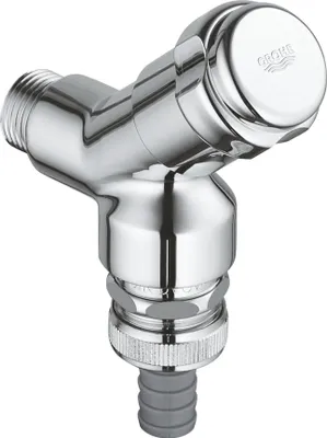 A close-up studio shot of a single plumbing fixture.