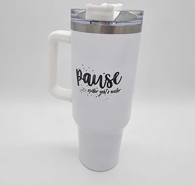 Produktbild von XXL-Thermobecher mit witzigem Spruch, 1,2 l