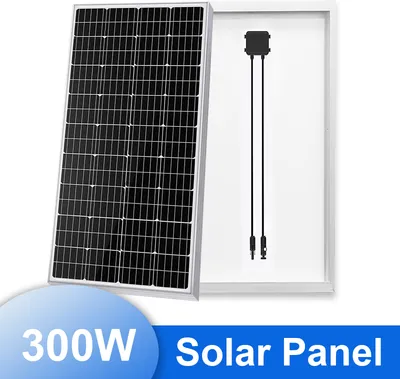Produktbild von 300W Solaranlage Solarladepanel Solar-Photovoltaik-Ladepanel Monokristallin für Häuser, Balkonkraftwerke, Gärten