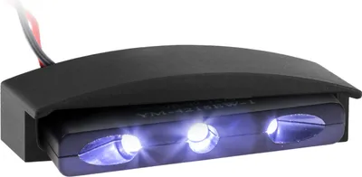 Produktbild von LED-Nummernschildbeleuchtung Trio mit Gehäuse Shelter