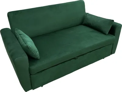 Produktbild von Grünes Samt-Couch-Sofa mit 2 Sitzplätzen MATT