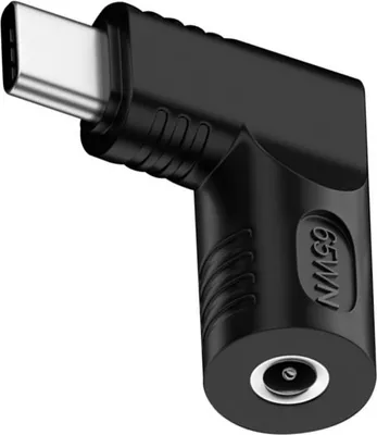 Produktbild von INF 65W DC Buchse auf USB Typ-C Stecker Adapter - Effiziente Stromversorgung