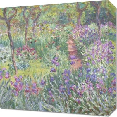 Produktbild von Bild 40x40cm Der Künstlergarten in Giverny, Monet Vintage