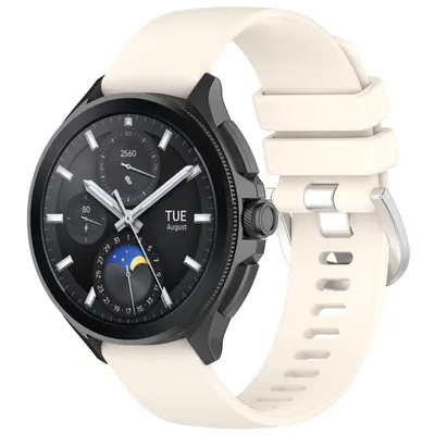 Produktbild von Für Xiaomi Watch S3 hochwertiges Silikon Armband Glänzende Oberfläche Rosa Watch Ersatz Arm Band