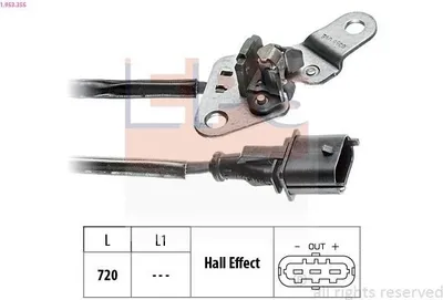 Produktbild von EPS Nockenwelleposition Sensor für OPEL ZAFIRA B (A05) Nockenwellen 1.953.355