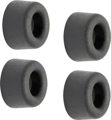 Produktbild von WAGNER Wandtürstopper VULKANO MINI 4tlg. Set - Ø 20 x 10 mm, Vollgummi, schwarz, zum Schrauben - 15501004