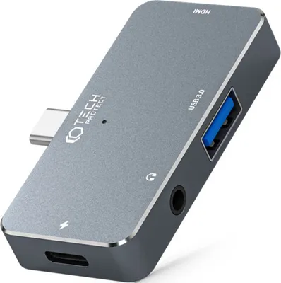 Obrázok produktu pre Tech-Protect V6-Hub Adaptér 4V1 Šedý