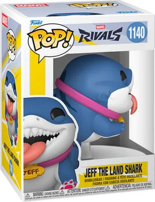 Zdjęcie produktu dla Figurka kolekcjonerska Marvel Rivals Funko POP! PVC Jeff the Land Shark (1140)