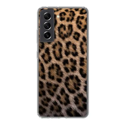 Produktbild von MuchoWow® Handyhülle Schutzhülle Hülle für Samsung Galaxy S21 FE Panther Druck Silikon Softcase Handy Hülle - Mobiltelefonhülle