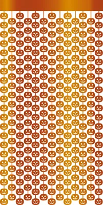 Immagine prodotto di Tenda per porta Zucche di Halloween 200 x 100 cm