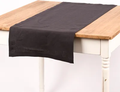 Produktbild von Magma Tischläufer Leinen LION einfarbig anthrazit 40x145cm